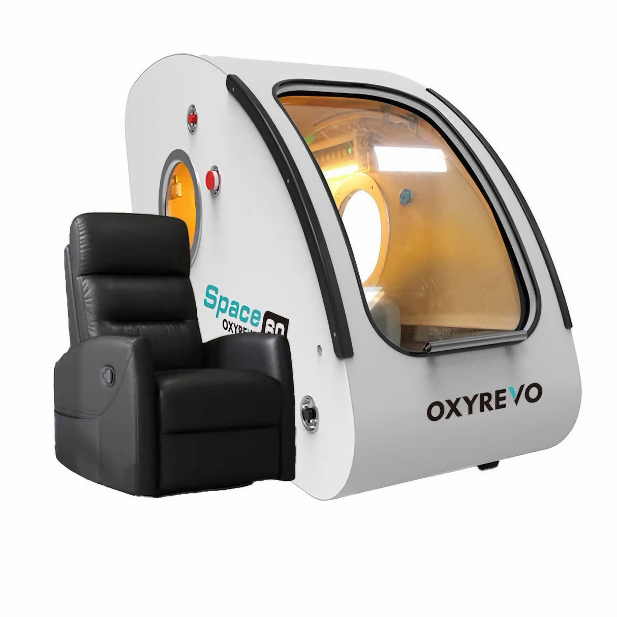 OXYREVO Space60 1.5 to 2.0ATA Hard Sitting Hyperbaric Chamber