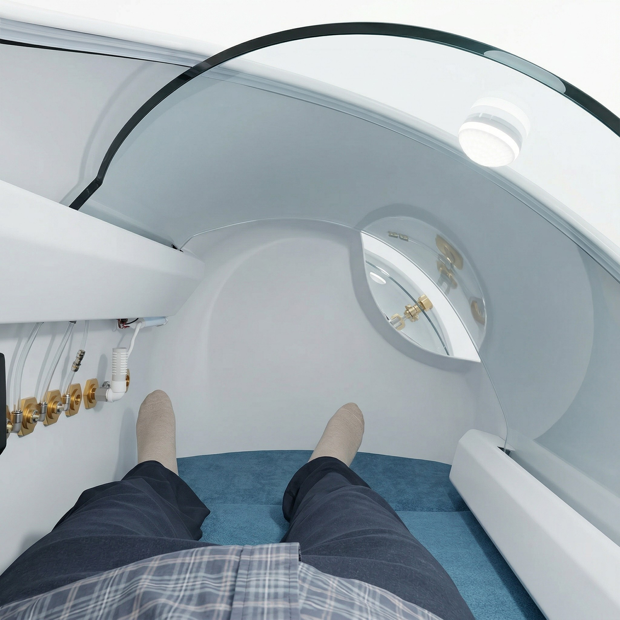 Oxyair - 2.0ATA Hard Shell HBOT Hyperbaric Chamber - OLV-YTD02