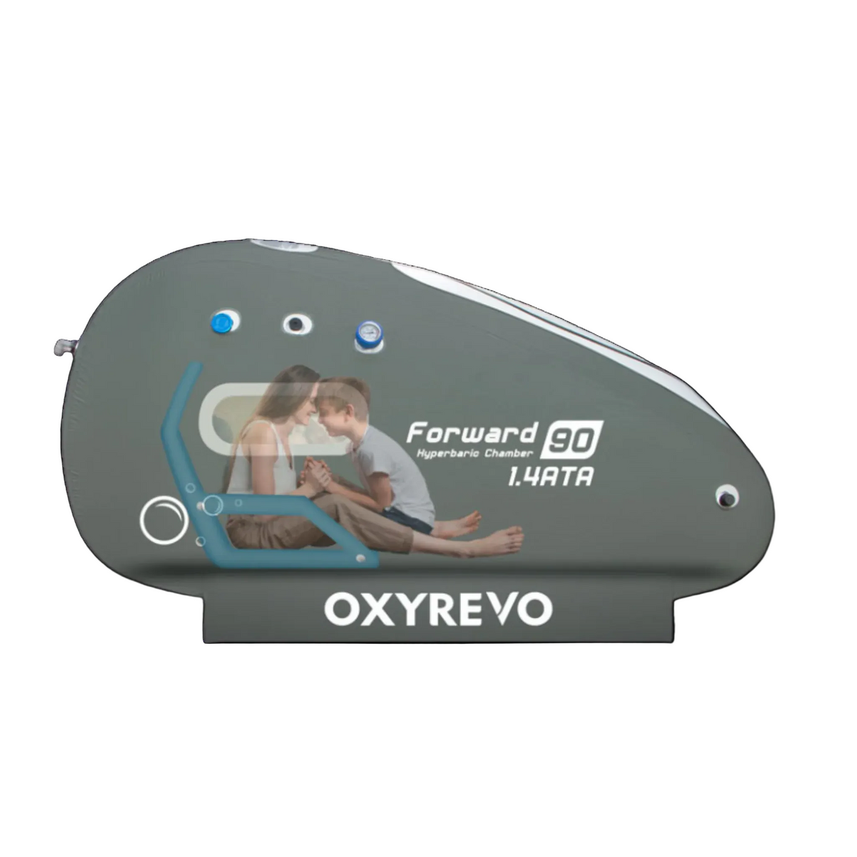 *OPEN BOX* OXYREVO Forward90 PRO 1.5 ATA Portable Sitting Hyperbaric Chamber