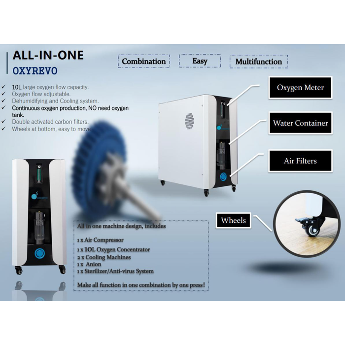 OXYREVO Elite32 1.4 ATA Portable Hyperbaric Chamber