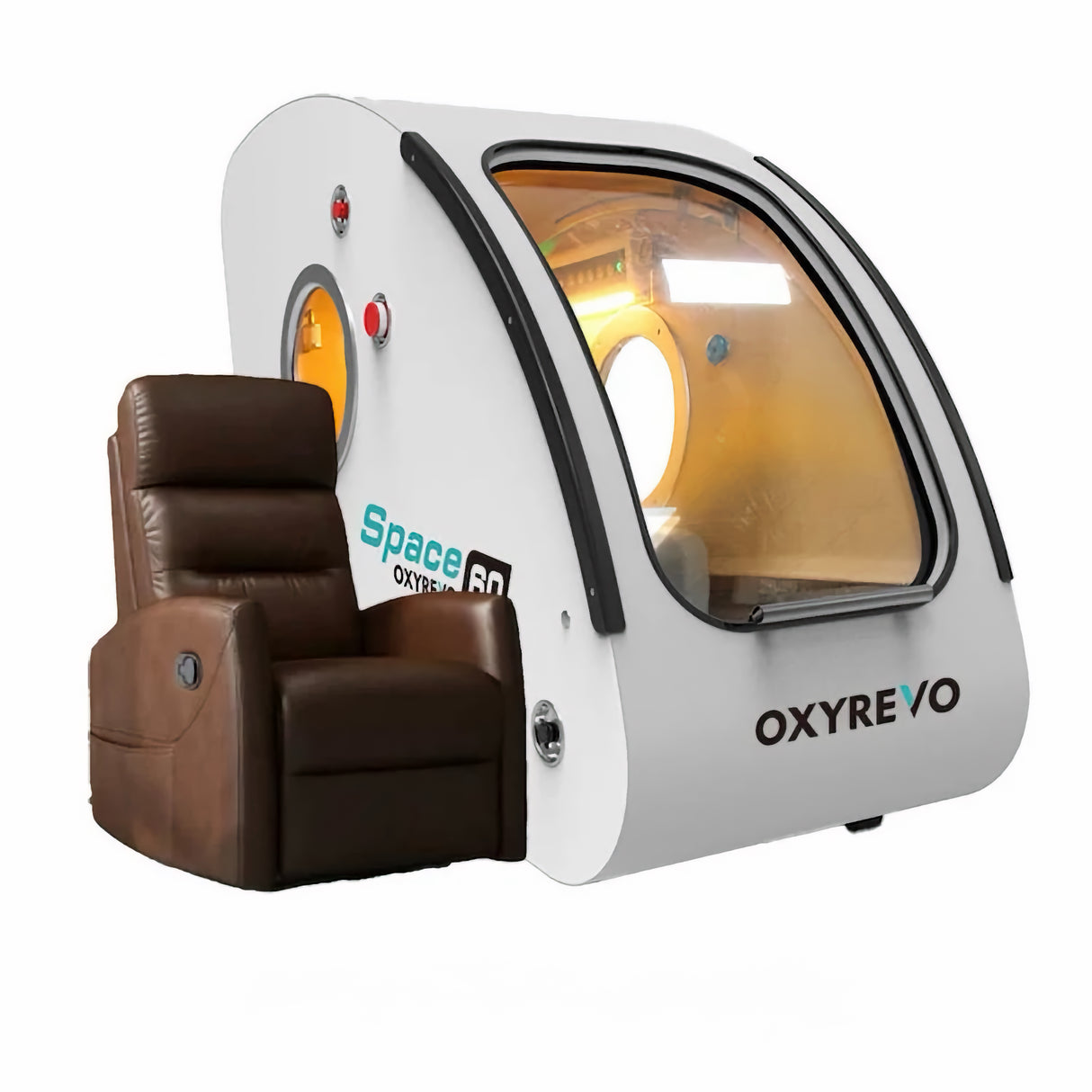 OXYREVO Space60 1.5 to 2.0ATA Hard Sitting Hyperbaric Chamber