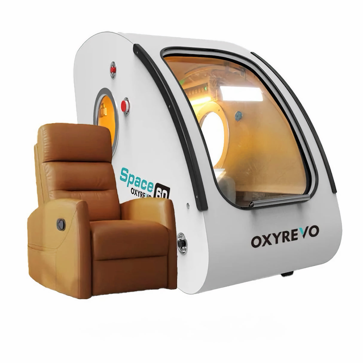OXYREVO Space60 1.5 to 2.0ATA Hard Sitting Hyperbaric Chamber