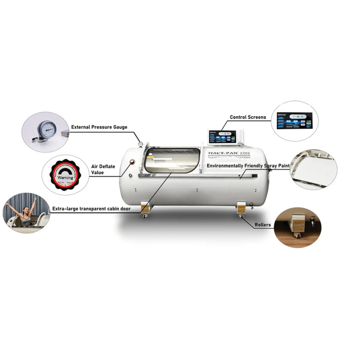 Macy-Pan Hyperbaric Oxygen Therapy Chamber Hard Type HP2202