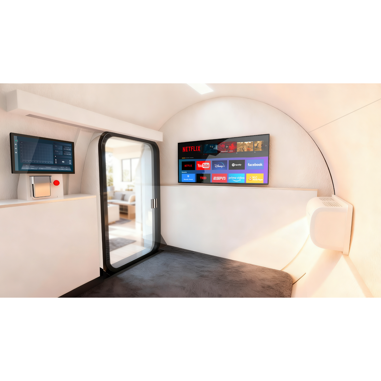 Oxyair - 2.0ATA HBOT Hyperbaric Chamber Hard Shell Type Two People - OLV-YZM01