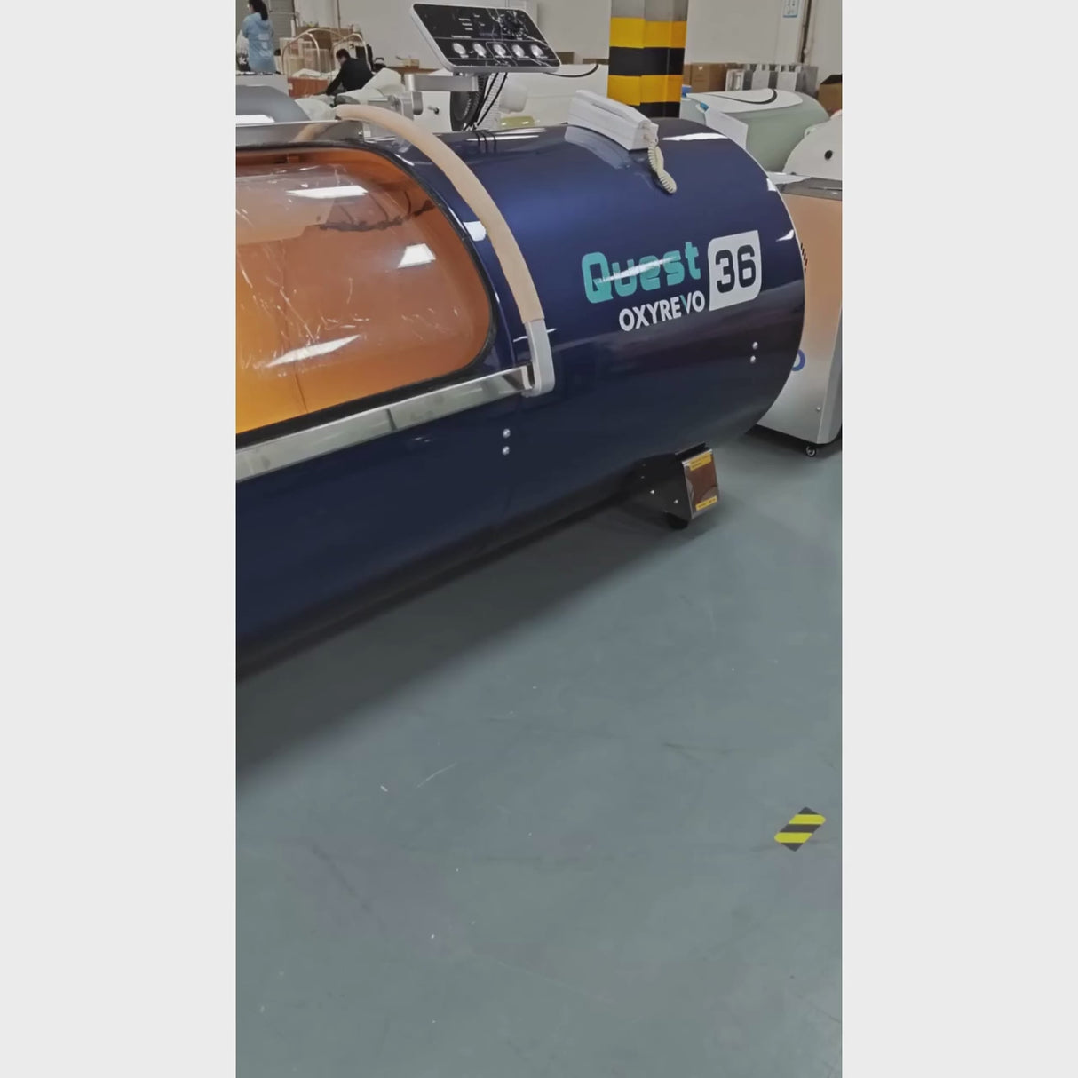 OXYREVO Quest34 1.5 - 2.0 ATA Hard Hyperbaric Chamber